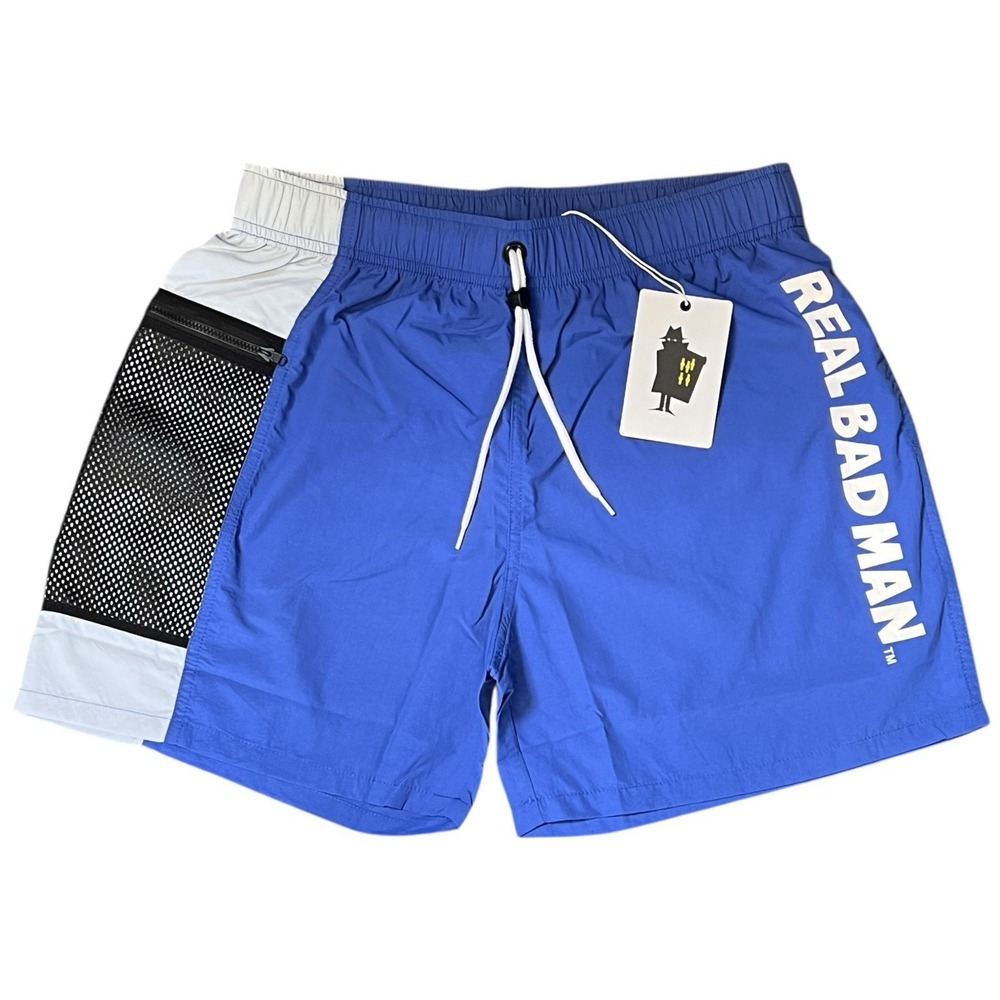 Real Bad Man, Lost Hiker Shorts Men's Street Wear Trunks ,‎ Pockets LA Sz .M